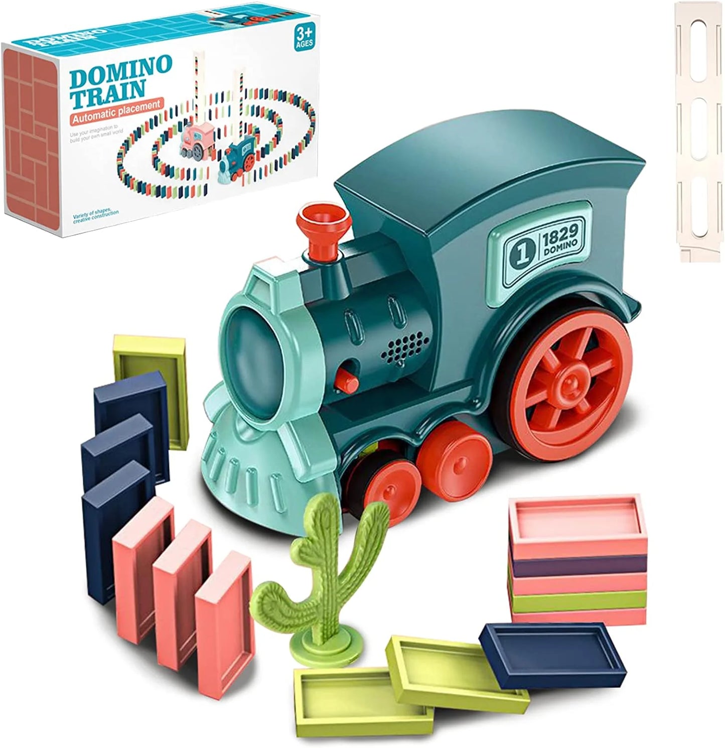 Automatic Domino Laying Train Set