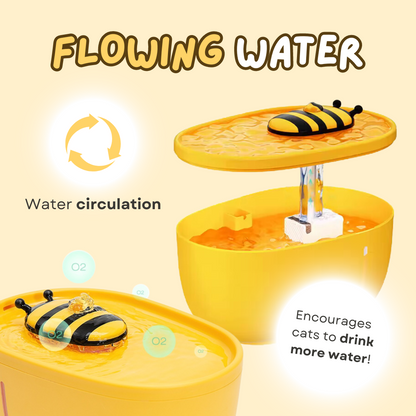 Bee Cat Water Fountain with 4 Free Filters