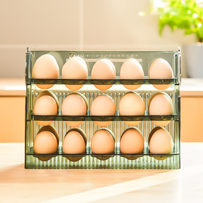 Space-Saving Flippable Egg Holder