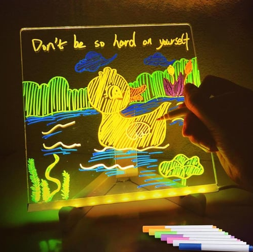 Glowing Sketch LED Art Board