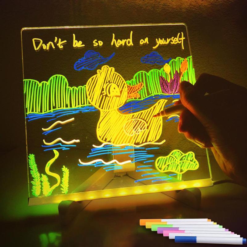 Glowing Sketch LED Art Board