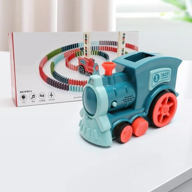 Automatic Domino Laying Train Set