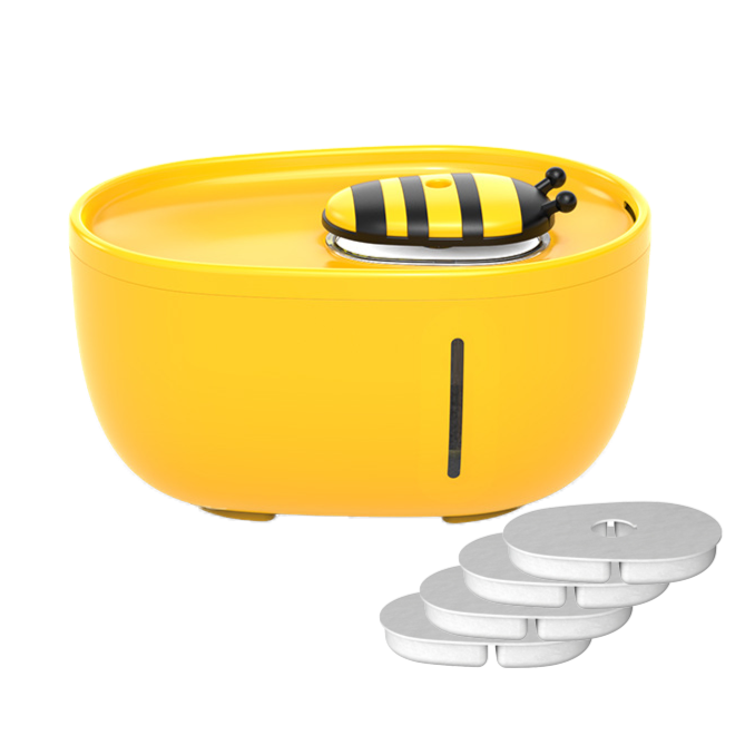 Bee Cat Water Fountain with 4 Free Filters