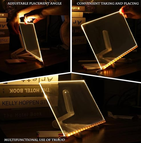 Glowing Sketch LED Art Board