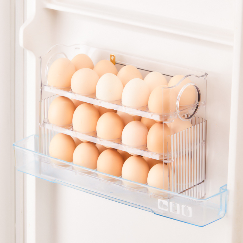 Space-Saving Flippable Egg Holder