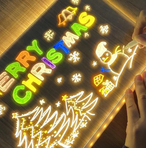 Glowing Sketch LED Art Board